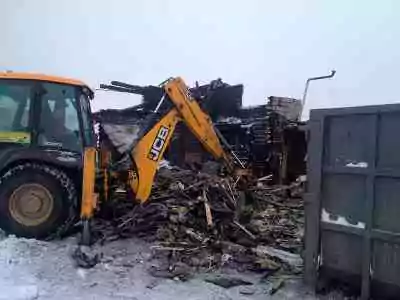 Фото демонтажа дома