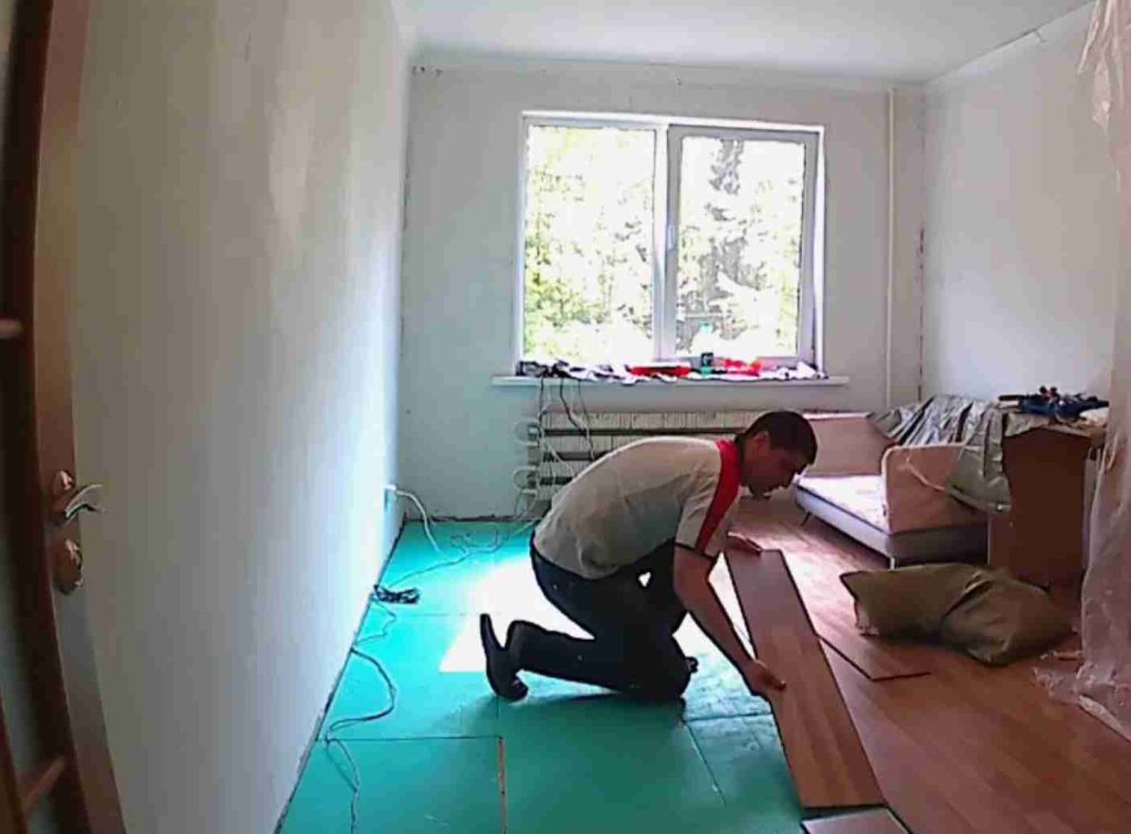 Демонтаж ламината