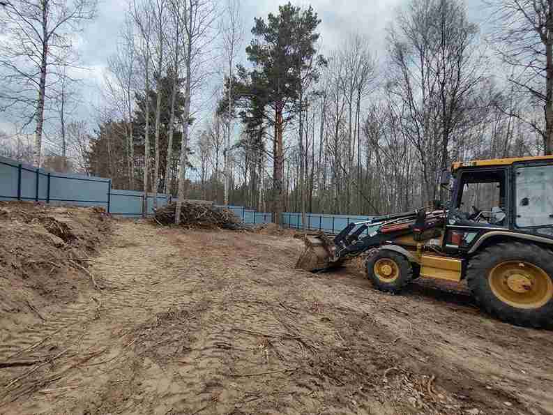 Расчистка участка